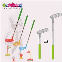 CB879837 CB879838 - Sport game stainless steel telescopic rod kids golf set toy